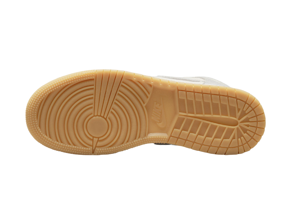 Nike Air Jordan 1 Mid SE Coconut Milk Particle Grey (GS)