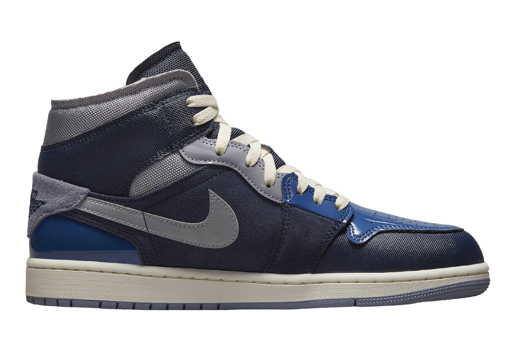 Nike Air Jordan 1 Mid SE Craft Obsidian French Blue