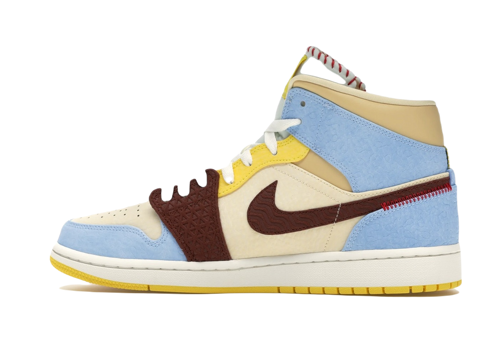 Nike Air Jordan 1 Mid SE Fearless Maison Chateau Rouge