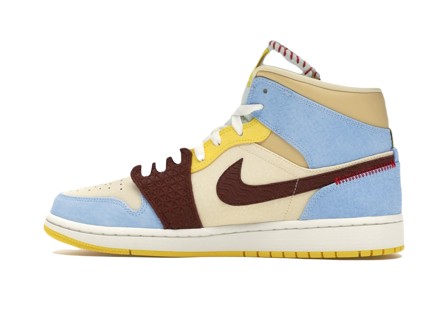 Nike Air Jordan 1 Mid SE Fearless Maison Chateau Rouge