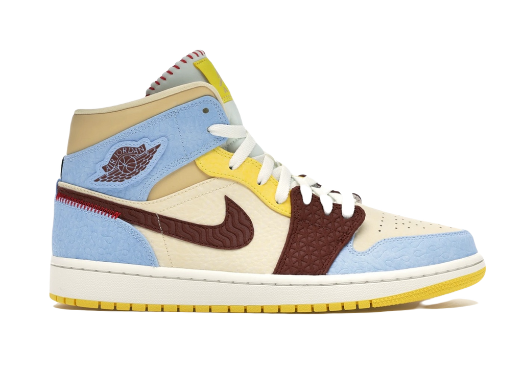 Nike Air Jordan 1 Mid SE Fearless Maison Chateau Rouge