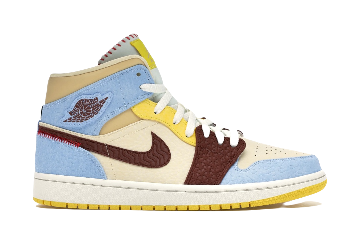 Nike Air Jordan 1 Mid SE Fearless Maison Chateau Rouge