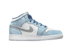 Nike Air Jordan 1 Mid SE French Blue Light Steel (GS)