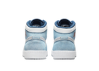 Nike Air Jordan 1 Mid SE French Blue Light Steel (GS)