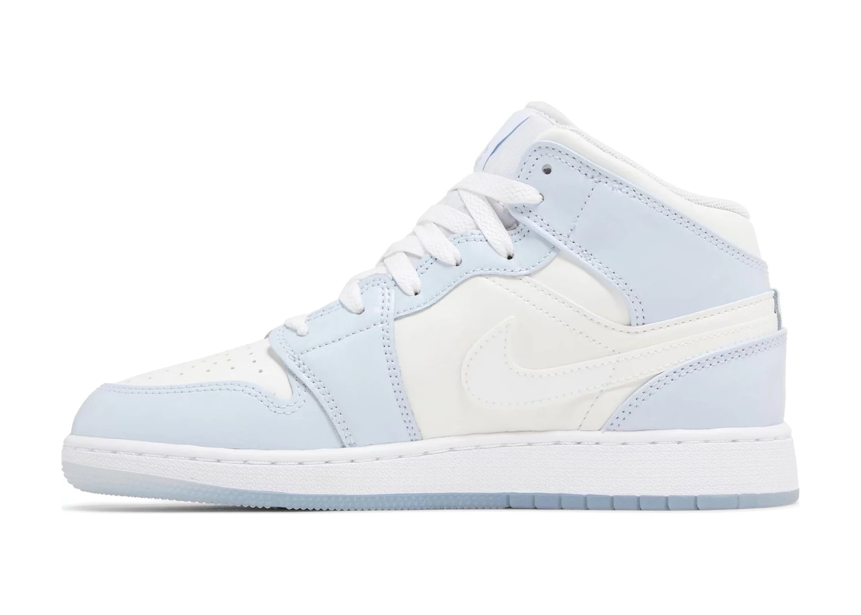 Nike Air Jordan 1 Mid SE Glitter Swoosh (GS)