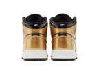 Nike Air Jordan 1 Mid SE Metallic Gold Black (GS)