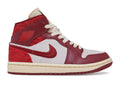 Nike Air Jordan 1 Mid SE Tiki Leaf Team Red (W)