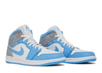 Nike Air Jordan 1 Mid University Blue Grey