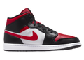 Nike Air Jordan 1 Mid White Black Red (2022)
