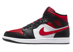 Nike Air Jordan 1 Mid White Black Red (2022)
