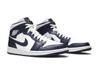 Nike Air Jordan 1 Mid White Metallic Gold Obsidian