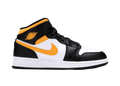Nike Air Jordan 1 Mid White Pollen Black (GS)