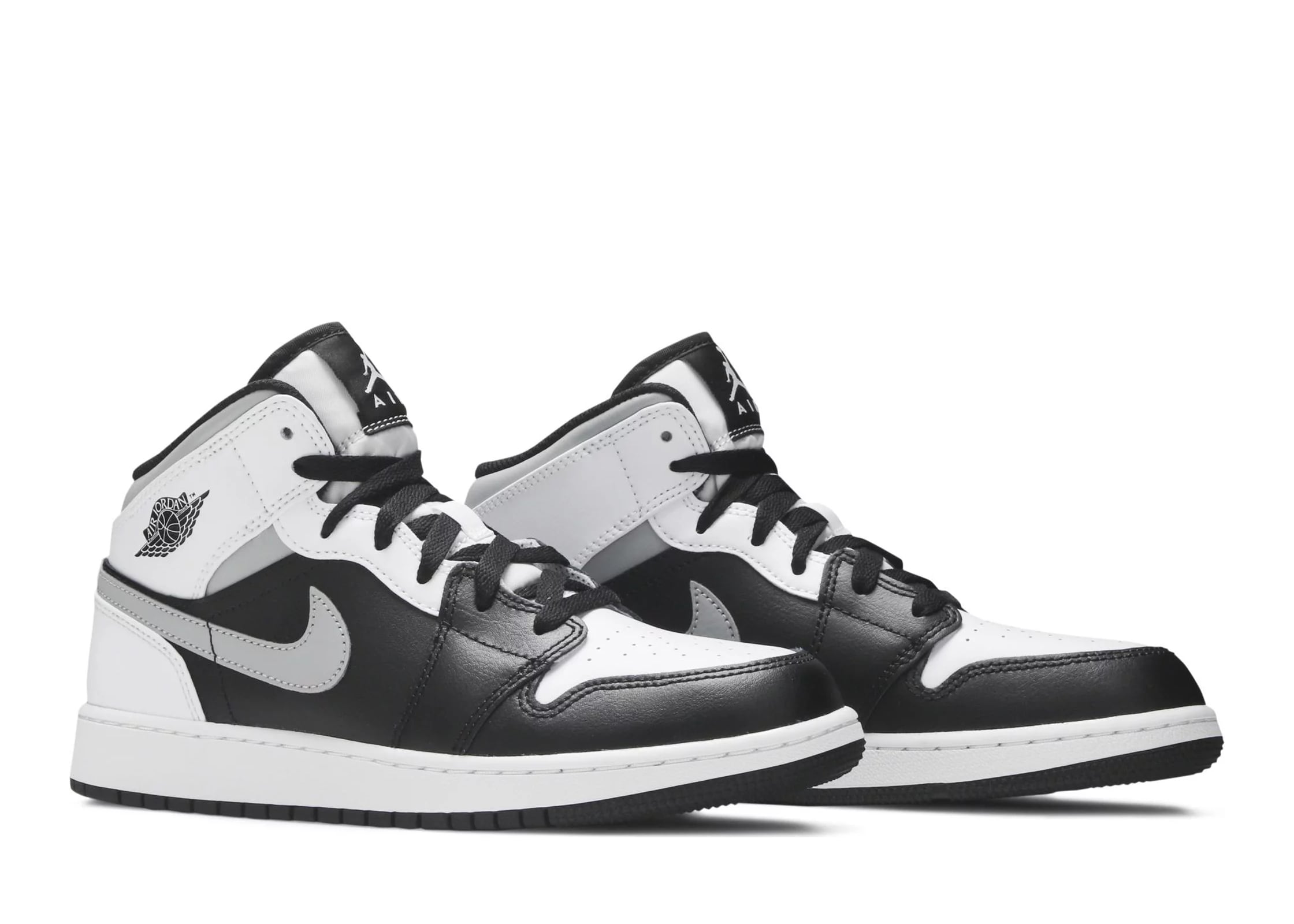 Nike Air Jordan 1 Mid White Shadow (GS)