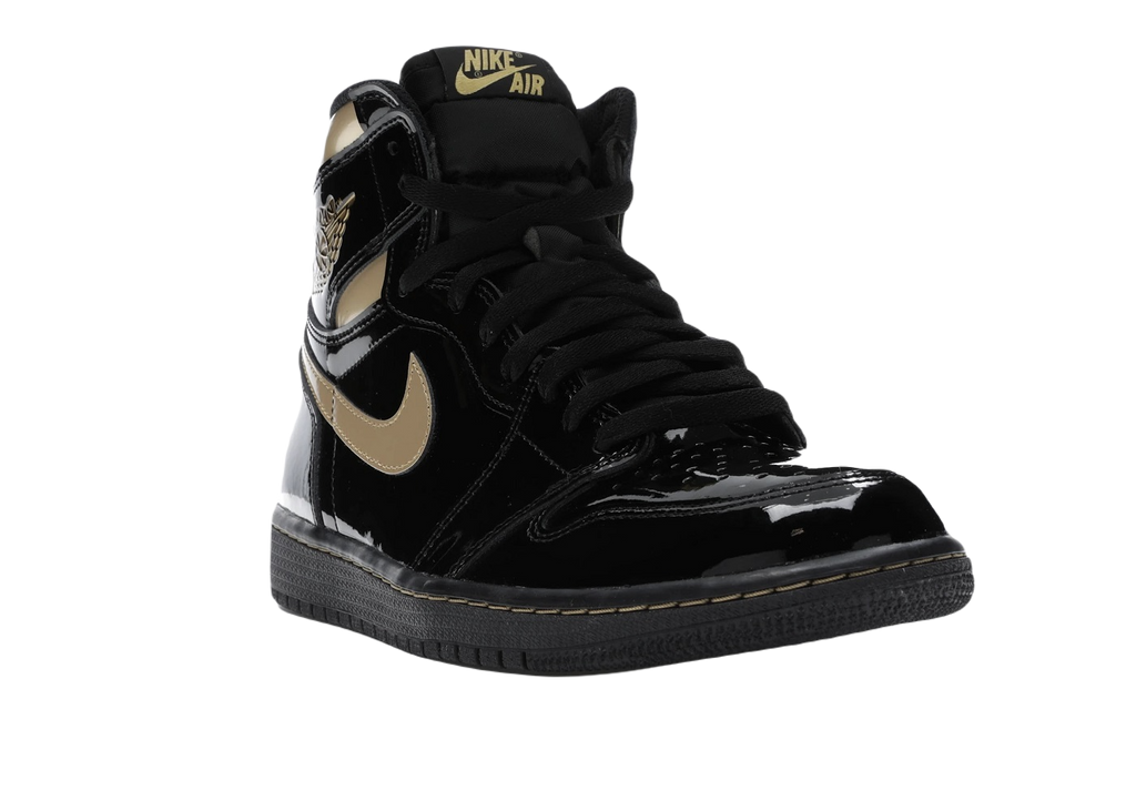 Nike Air Jordan 1 Retro High Black Metallic Gold (2020)