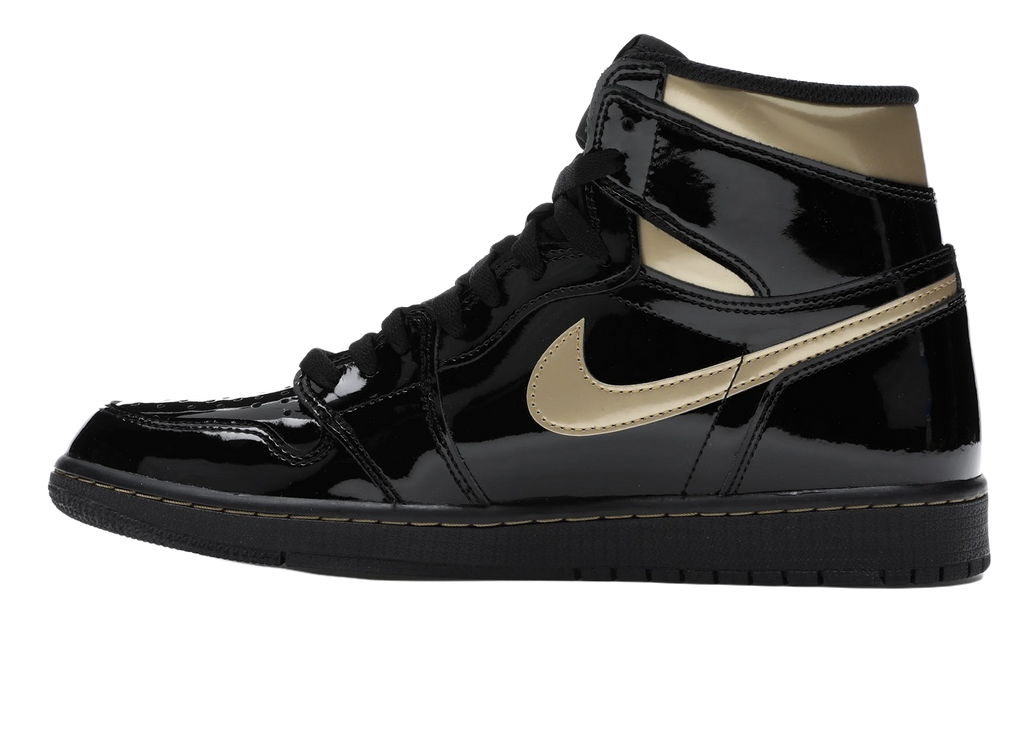 Nike Air Jordan 1 Retro High Black Metallic Gold (2020)