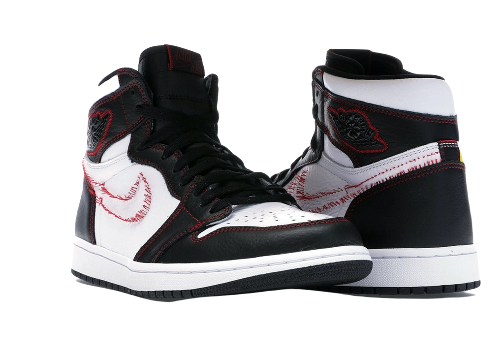 Nike Air Jordan 1 Retro High Defiant White Black Gym Red