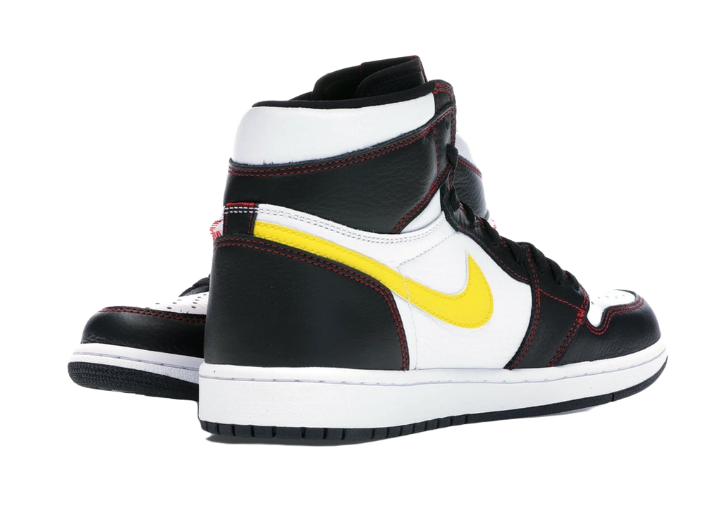 Nike Air Jordan 1 Retro High Defiant White Black Gym Red