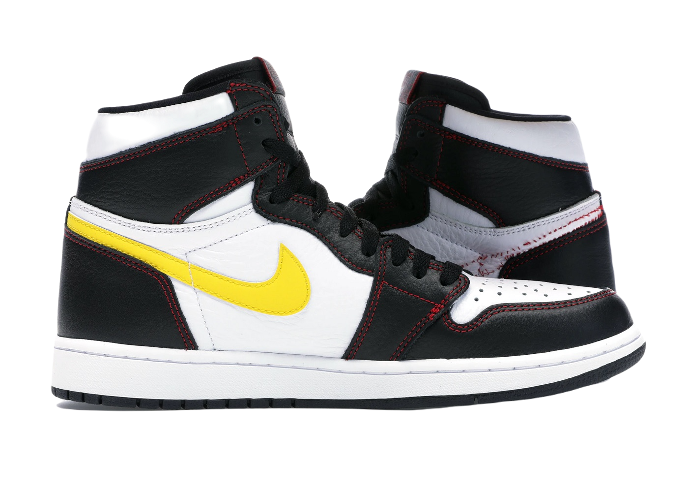 Nike Air Jordan 1 Retro High Defiant White Black Gym Red