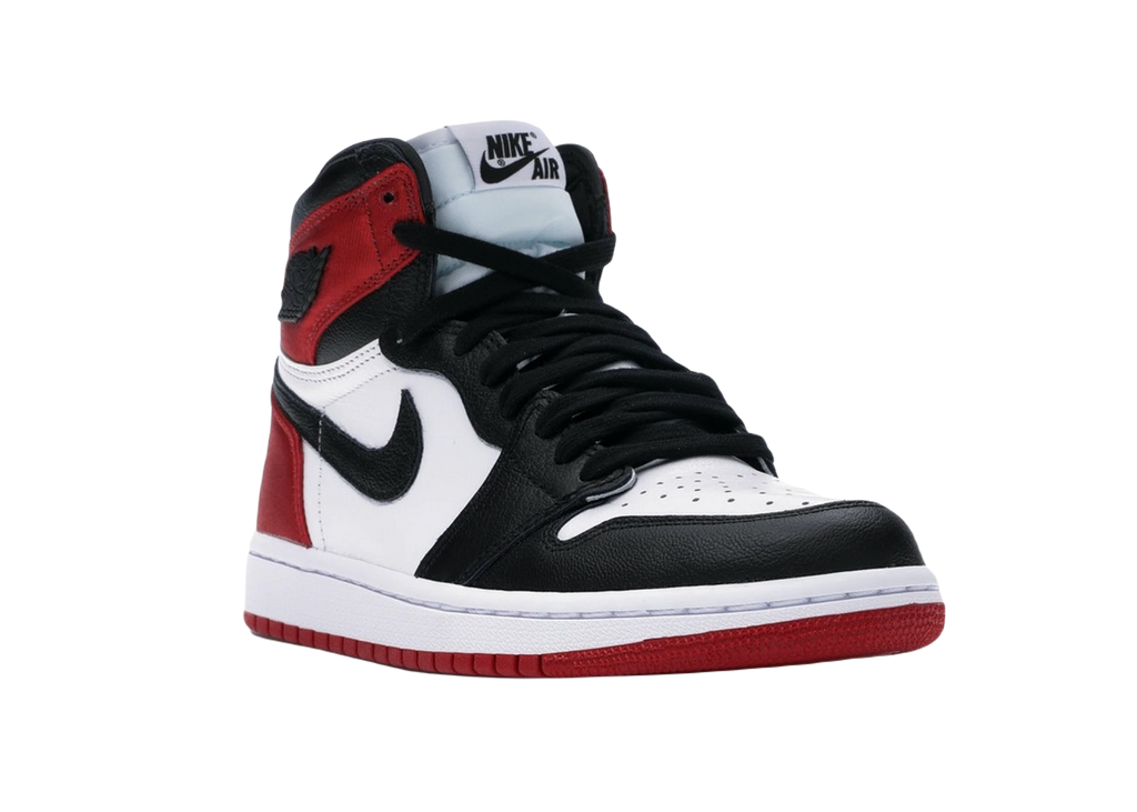Nike Air Jordan 1 Retro High Satin Black Toe (W)