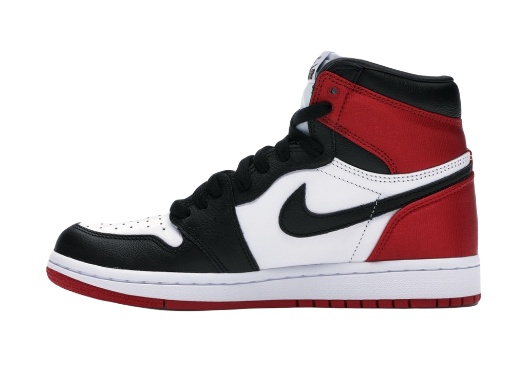 Nike Air Jordan 1 Retro High Satin Black Toe (W)