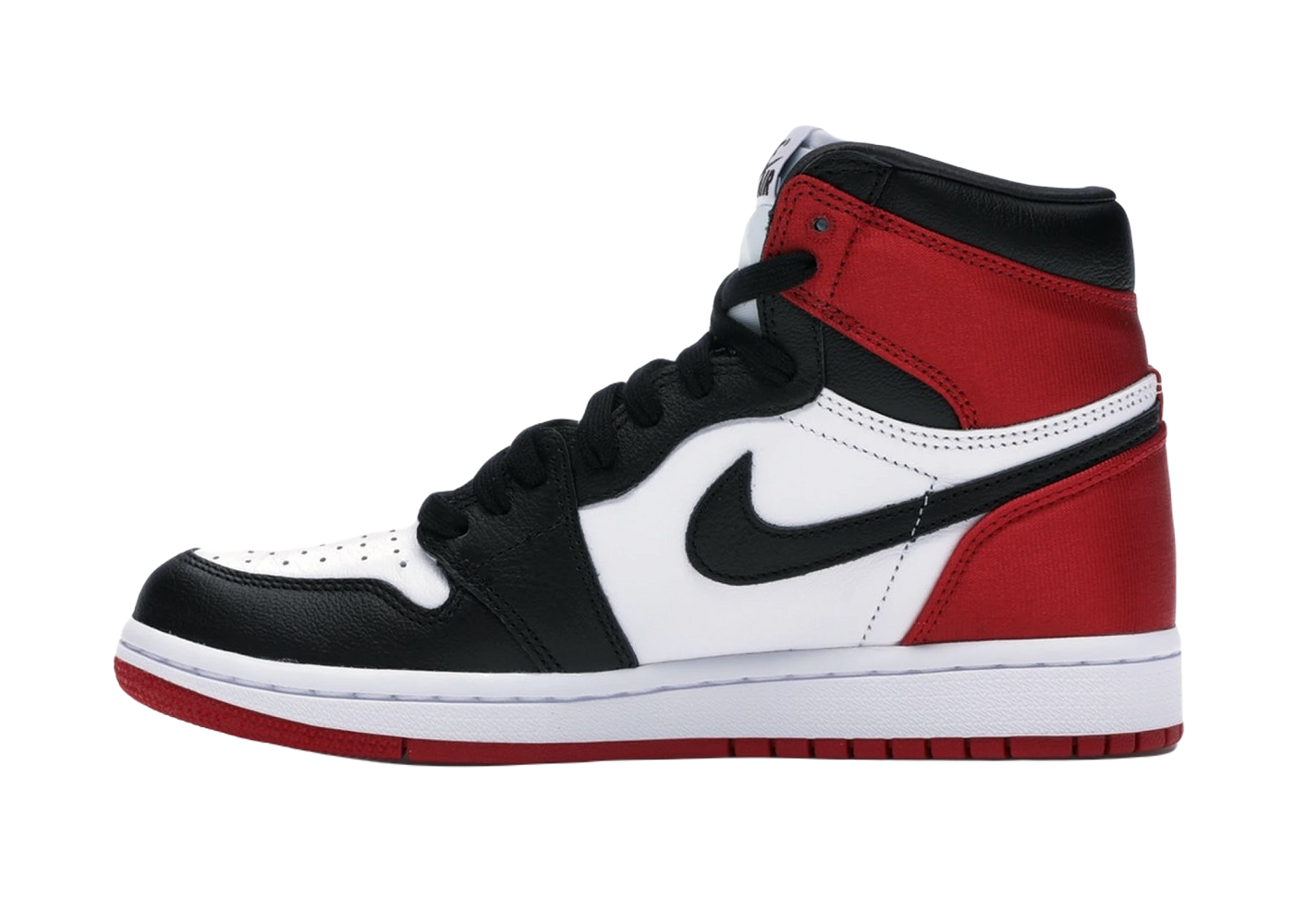 Nike Air Jordan 1 Retro High Satin Black Toe (W)