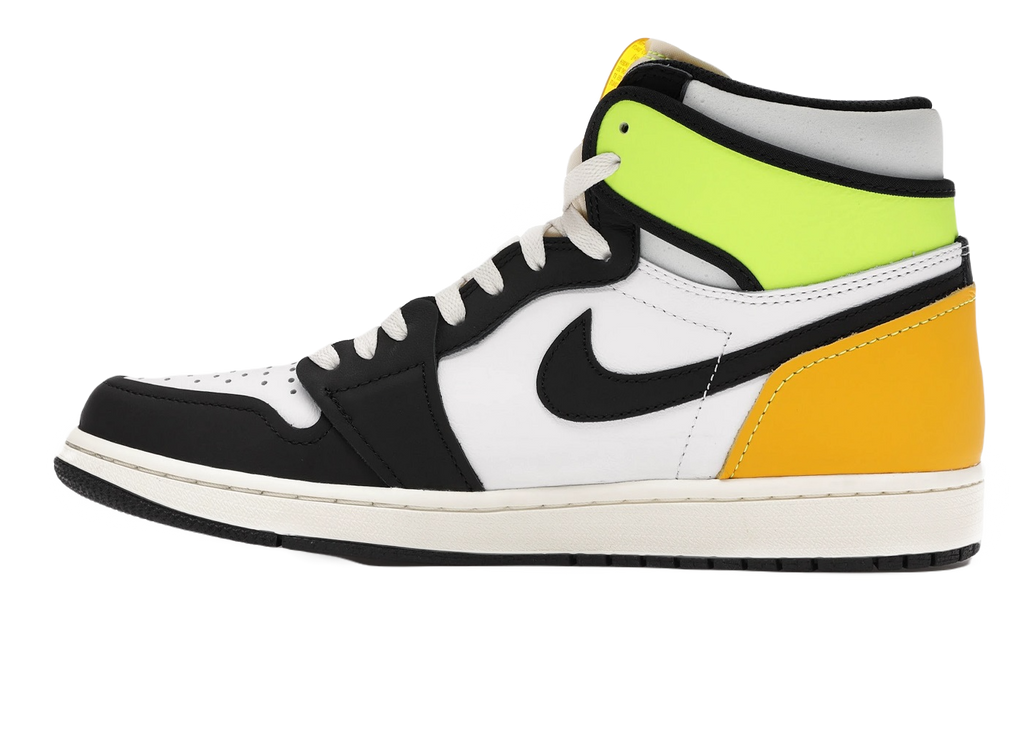 Nike Air Jordan 1 Retro High White Black Volt University Gold