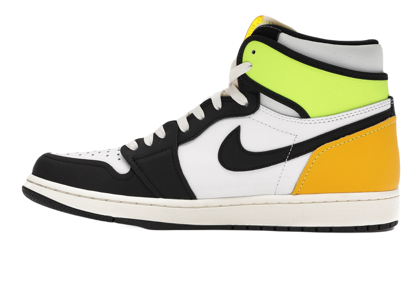 Nike Air Jordan 1 Retro High White Black Volt University Gold