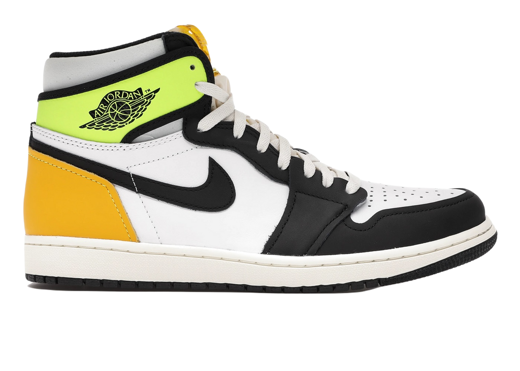 Nike Air Jordan 1 Retro High White Black Volt University Gold