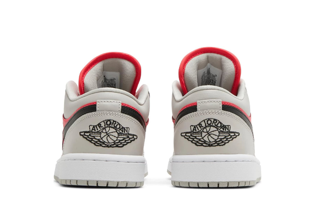 Nike Air Jordan 1 Retro Low Light Iron Ore Siren Red (W)