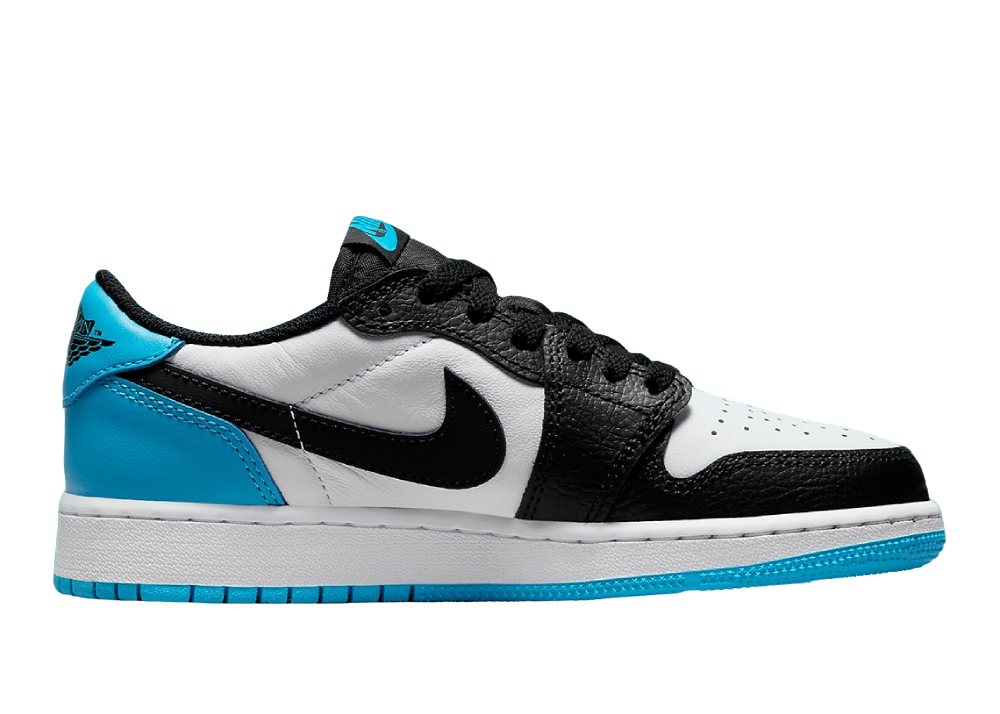 Nike Air Jordan 1 Retro Low OG Black Dark Powder Blue (GS)