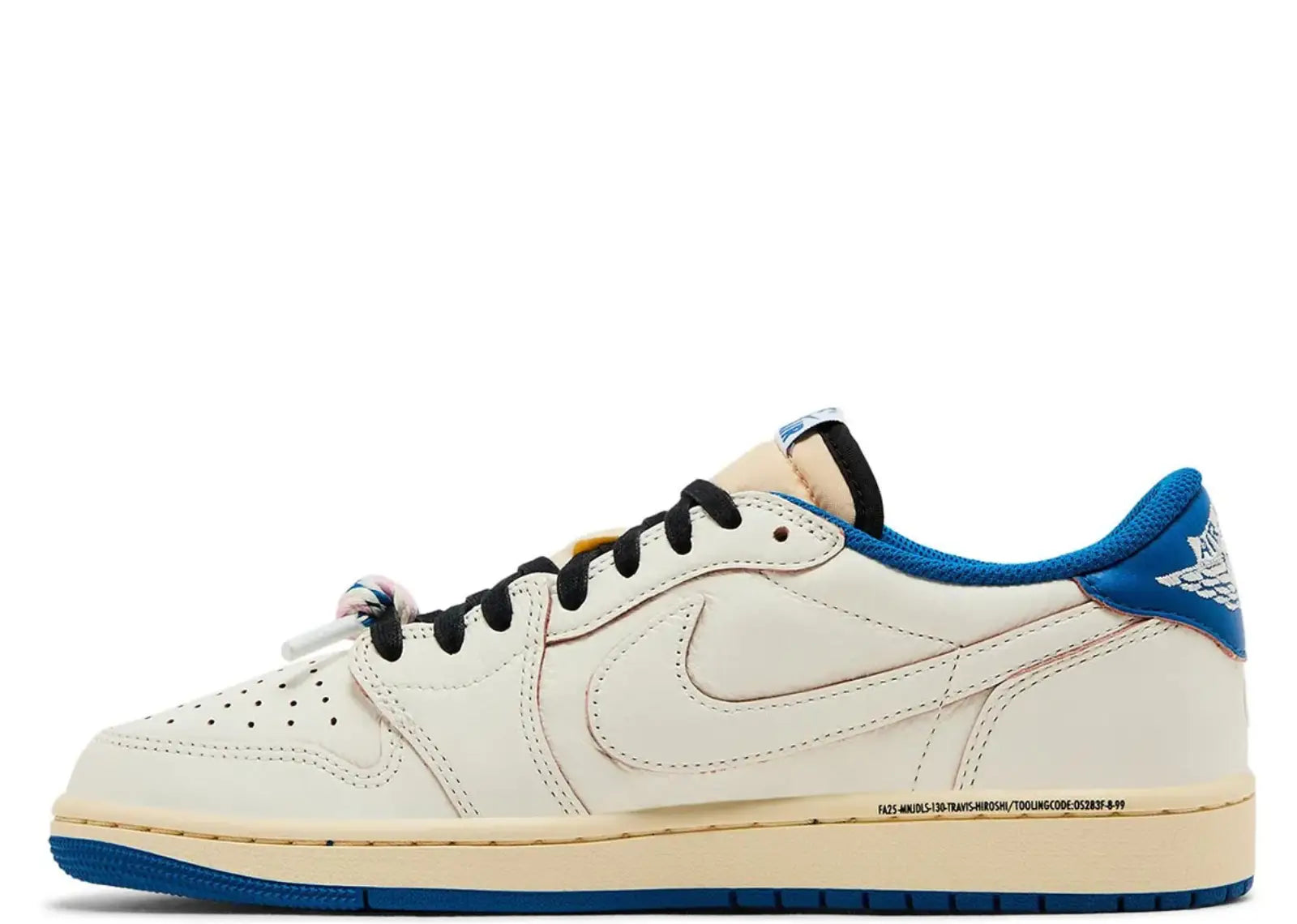 Nike Air Jordan 1 Retro Low OG SP Fragment x Travis Scott Sail Military Blue