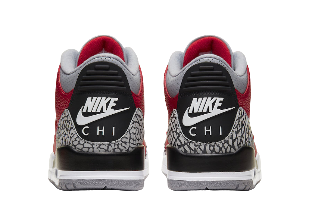Nike Air Jordan 3 Retro Fire Red Cement (Nike Chi)