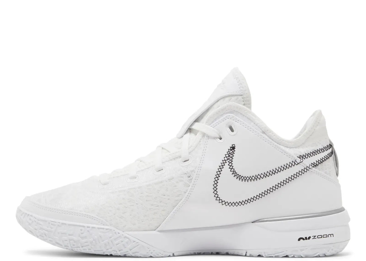 Nike Zoom Le Bron NXXT Gen White Metallic Silver