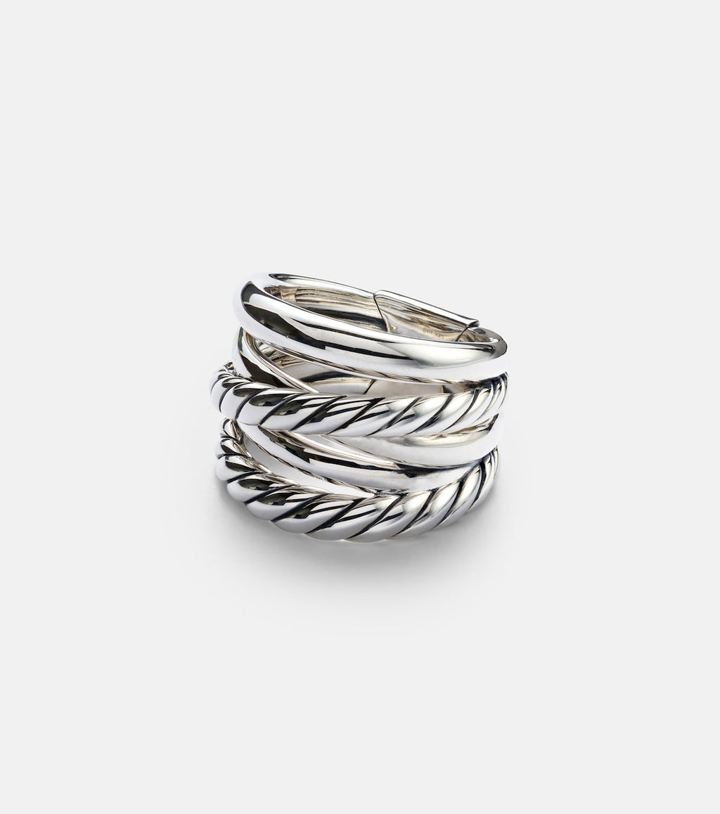 David Yurman Crossover® Sterling Silver Ring in Silver