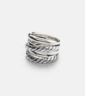 David Yurman Crossover® Sterling Silver Ring in Silver