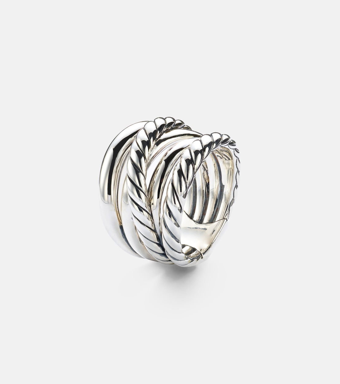 David Yurman Crossover® Sterling Silver Ring in Silver