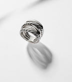 David Yurman Crossover® Sterling Silver Ring in Silver