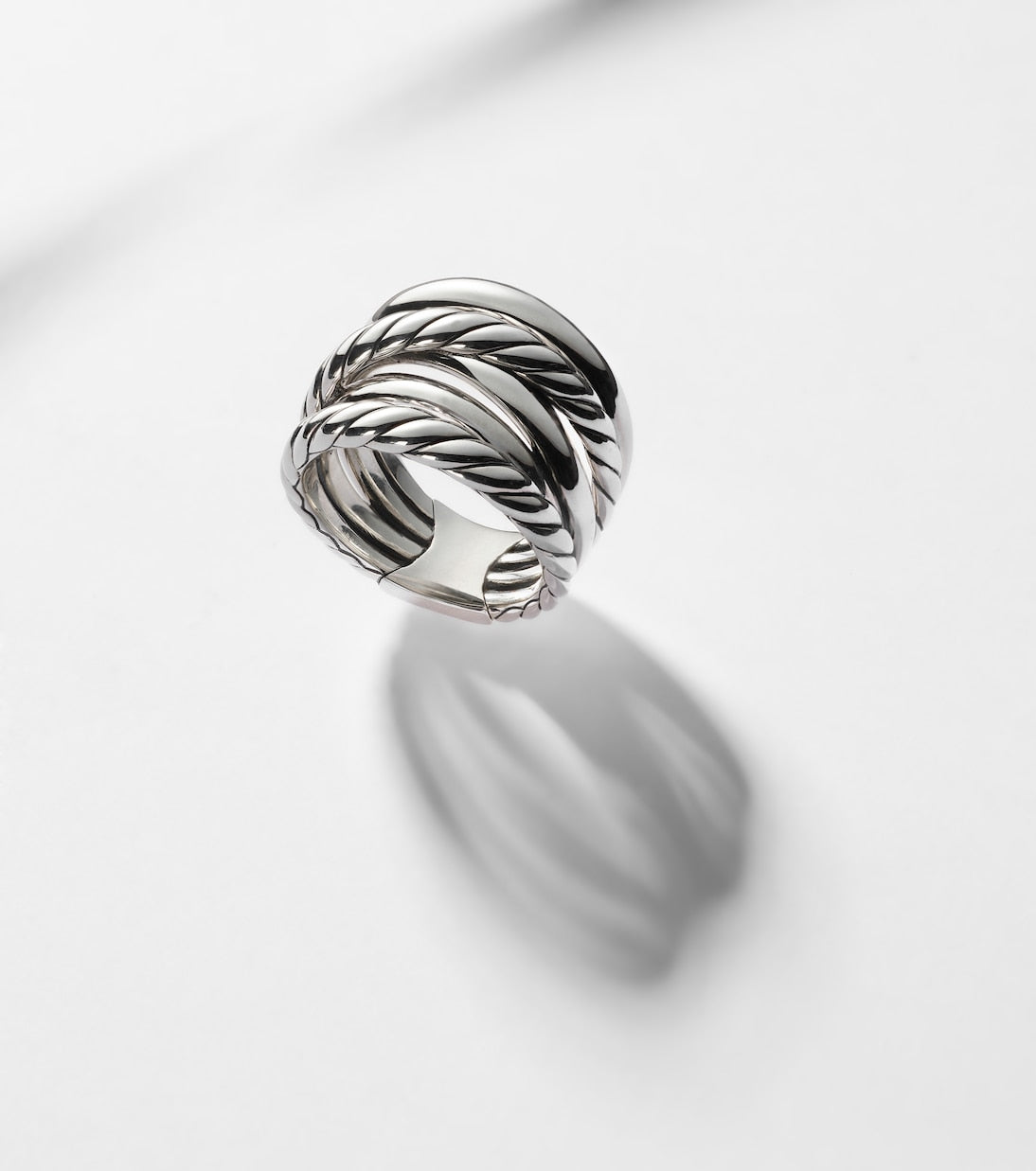 David Yurman Crossover® Sterling Silver Ring in Silver