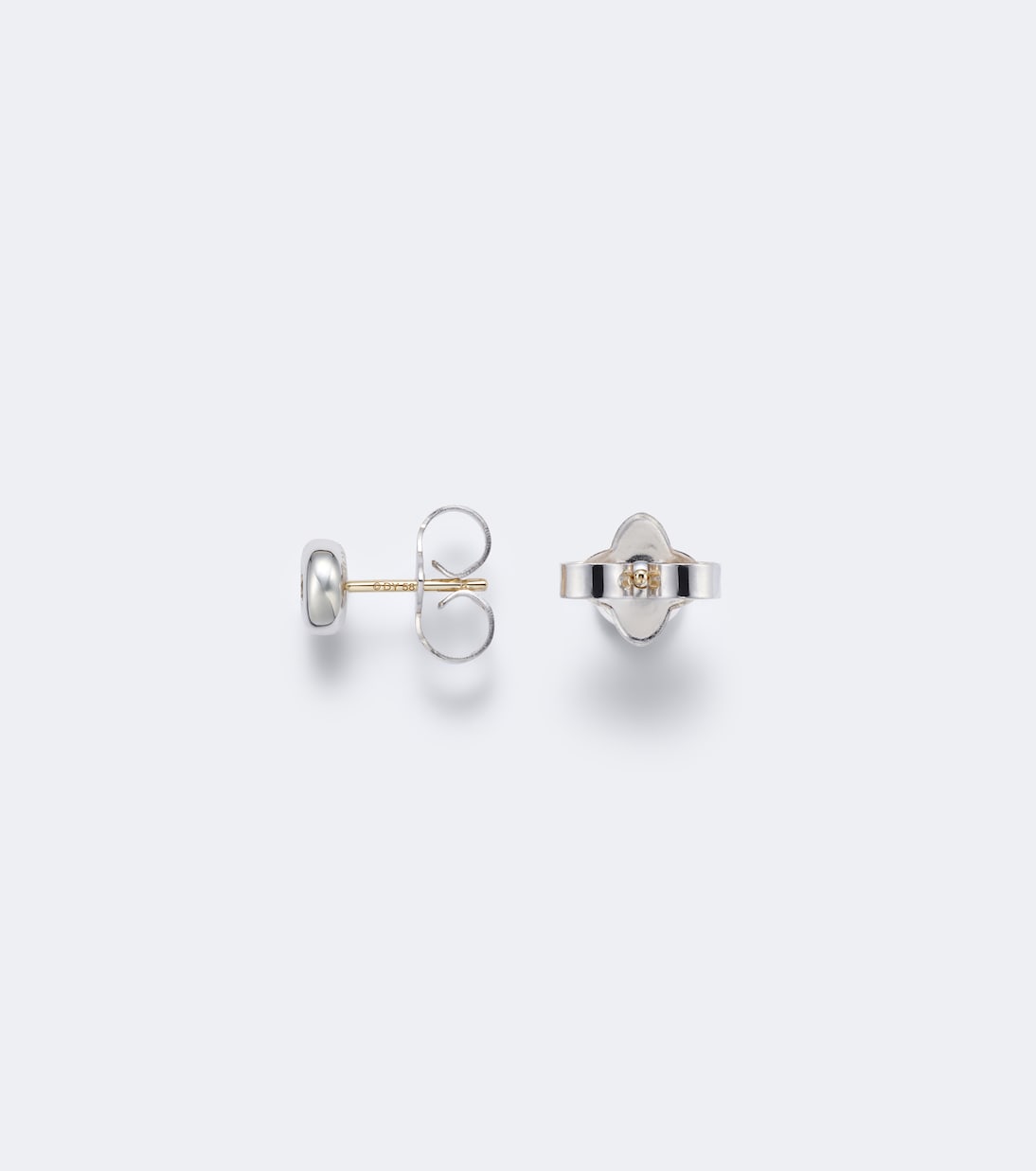 David Yurman Sterling silver earrings with diamonds in silver