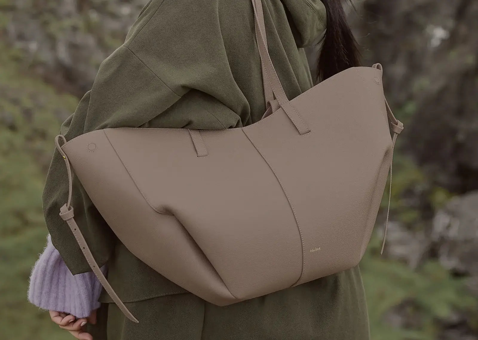 Polène Cyme Edition Textured Taupe