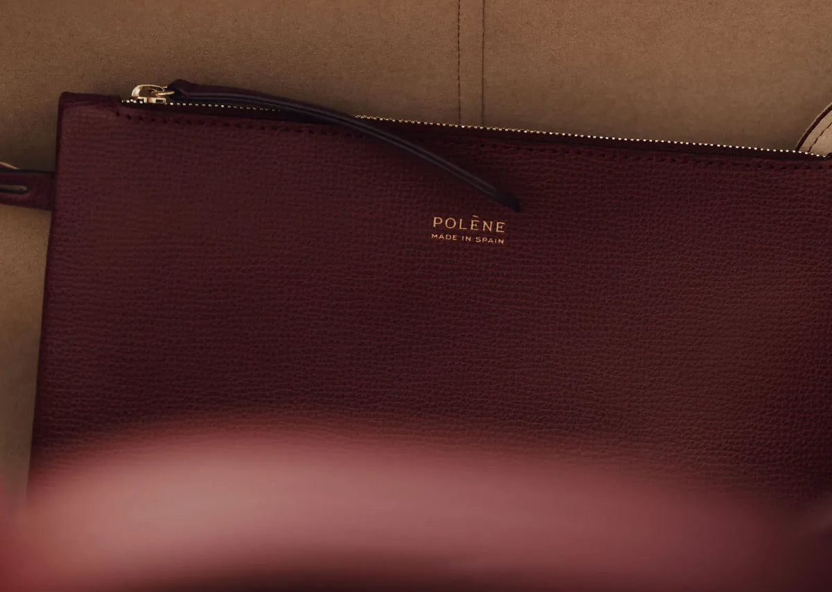 Polène Cyme Mini Edition Textured Black Cherry
