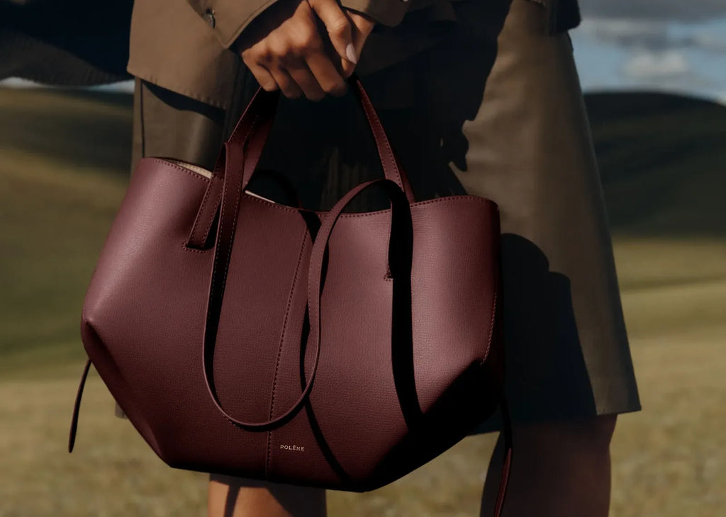 Polène Cyme Mini Edition Textured Black Cherry