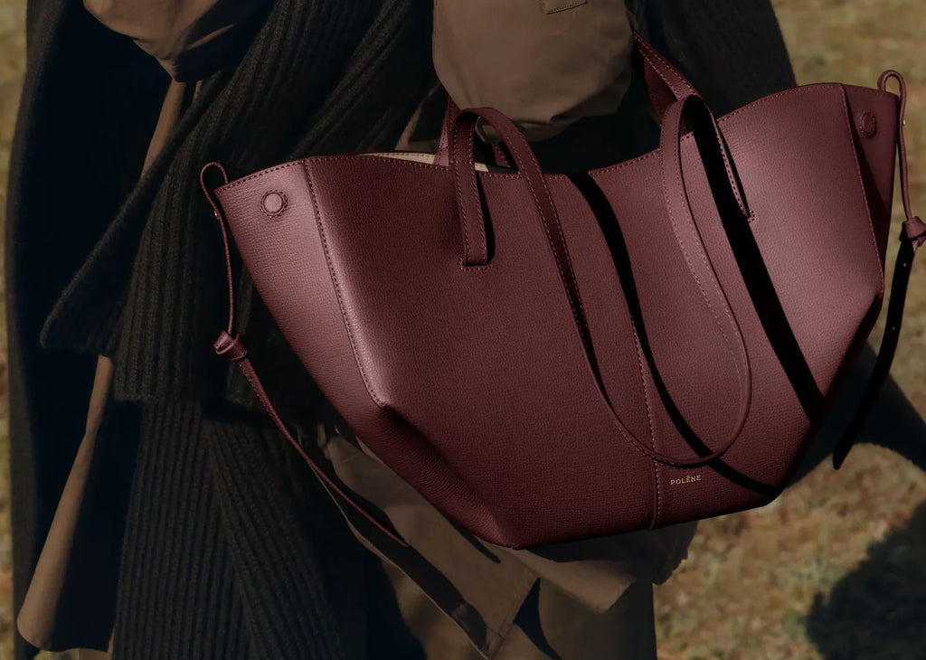 Polène Cyme Mini Edition Textured Black Cherry