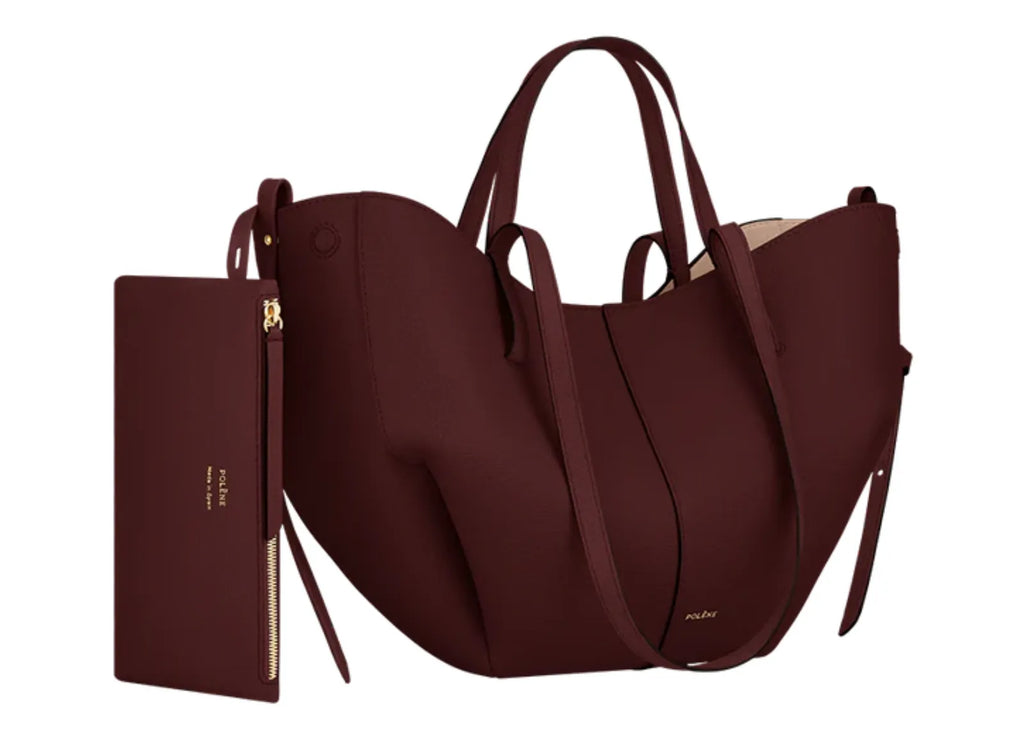 Polène Cyme Mini Edition Textured Black Cherry