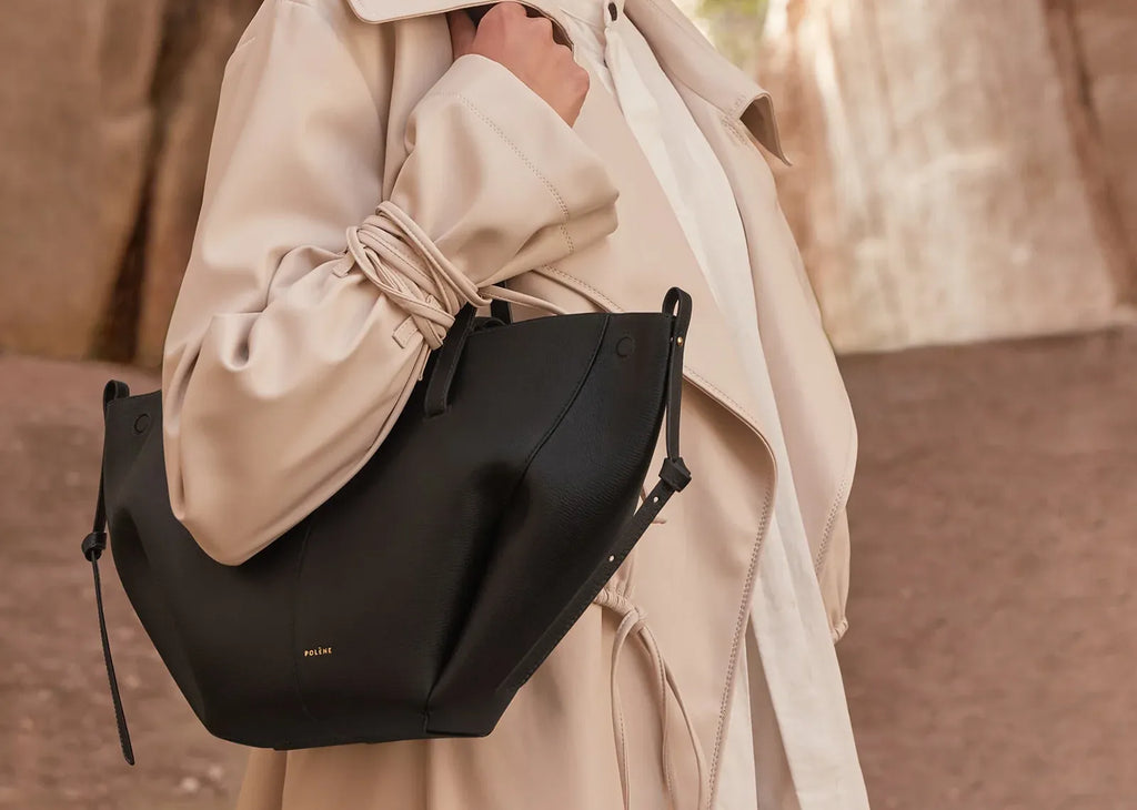 Polène Cyme Mini Edition Textured Black