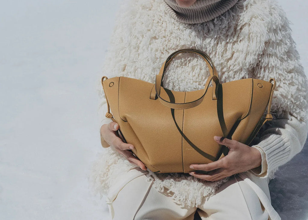 Polène Cyme Mini Edition Textured Ocher