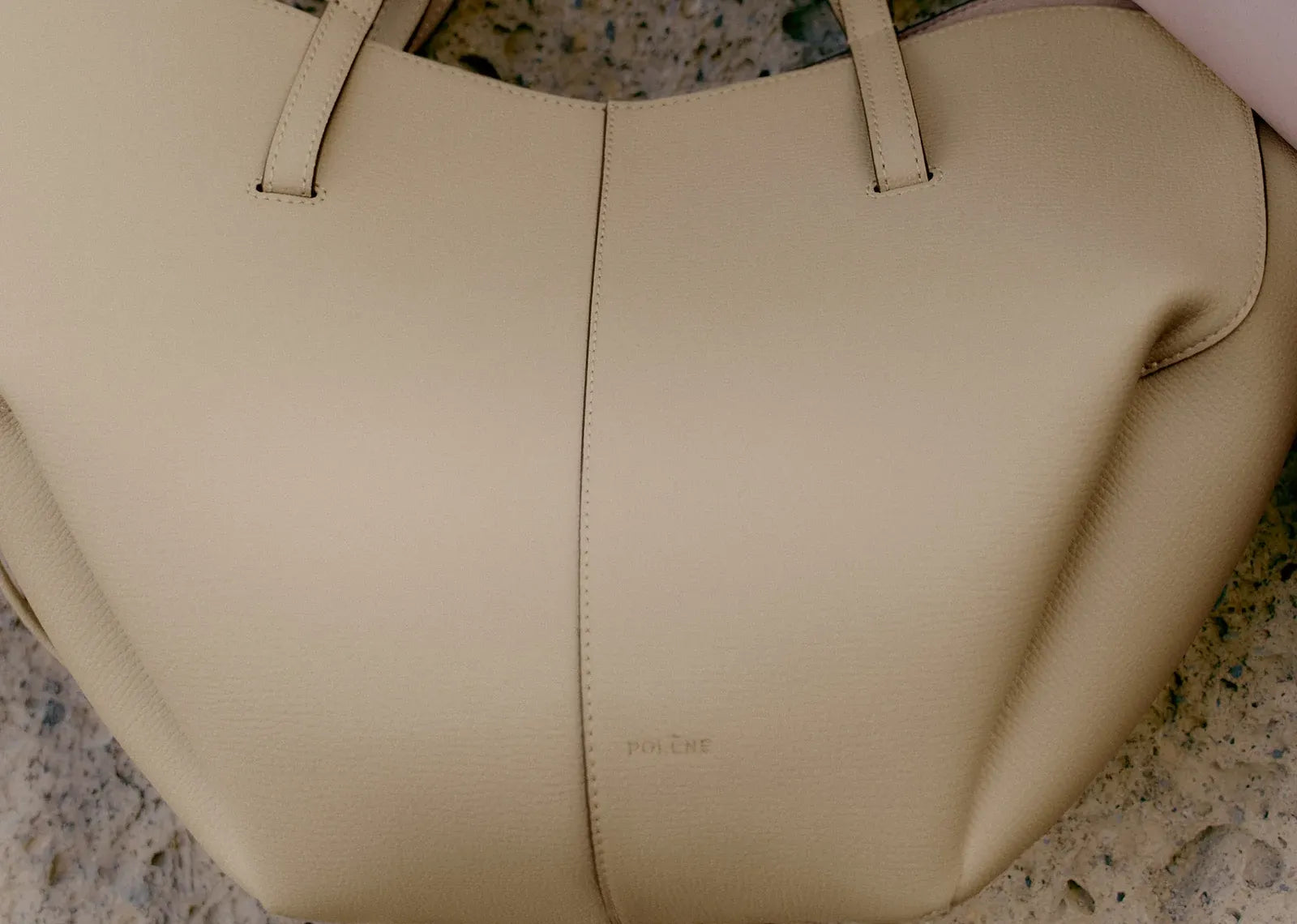 Polène Cyme Mini Edition Textured Sand