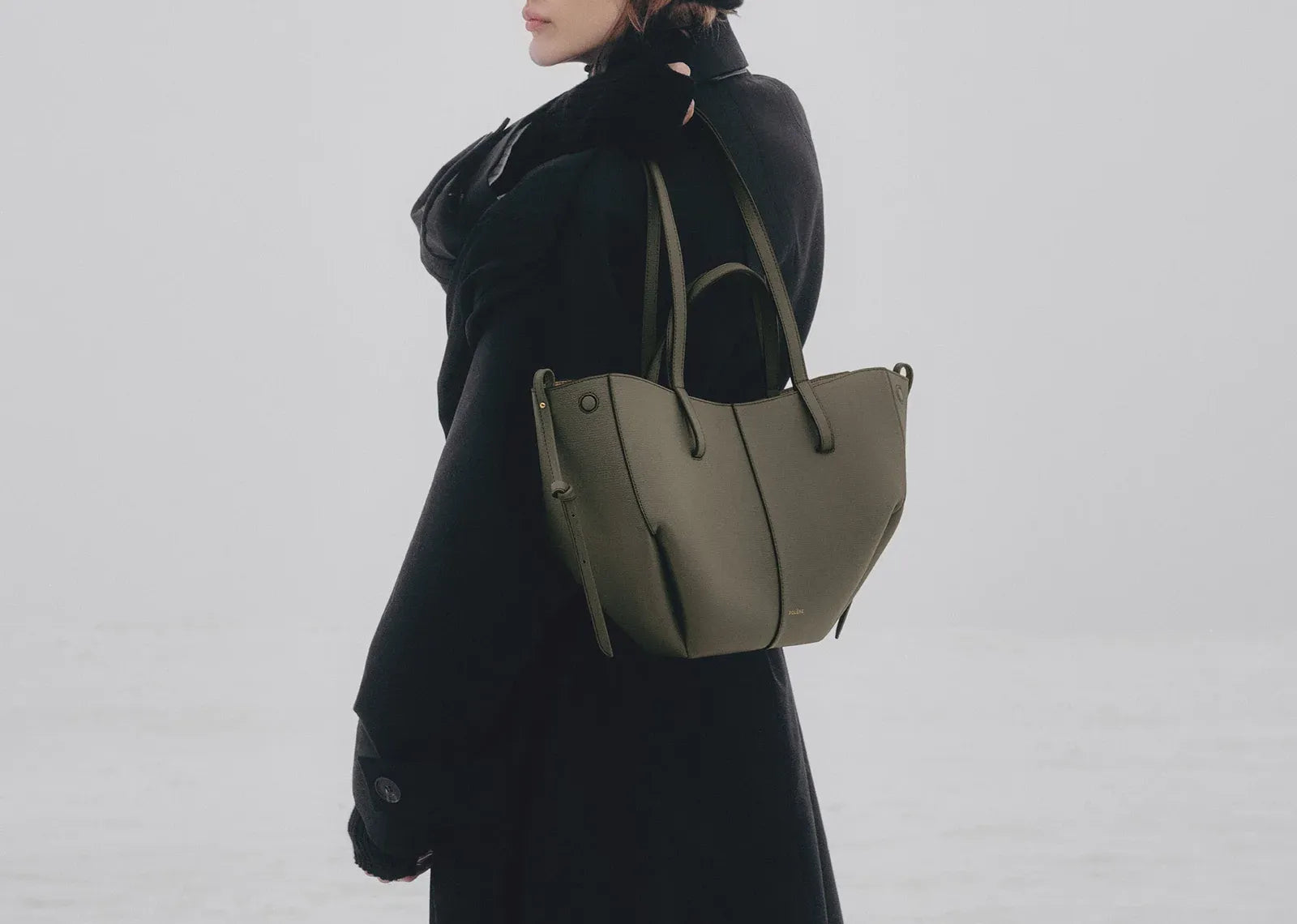 Polène Cyme Mini Edition Textured Smoky Green