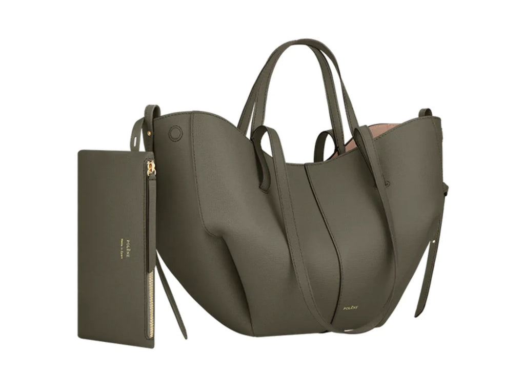 Polène Cyme Mini Edition Textured Smoky Green