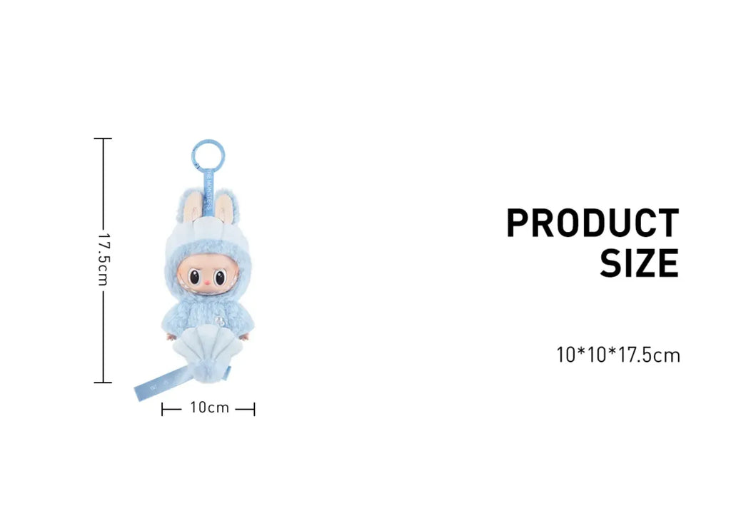 Pop Mart Labubu Hide and Seek In Singapore Series Vinyl Plush Pendant